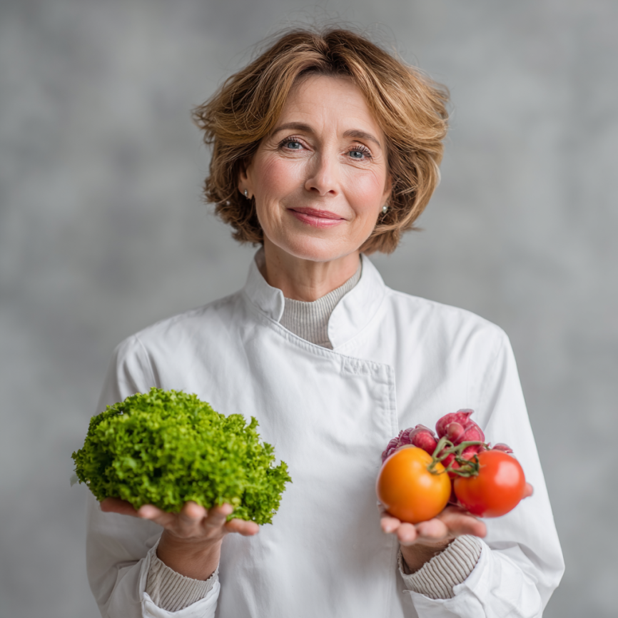 Specialist în nutriție consultând o persoană în vârstă într-un setting profesional și prietenos